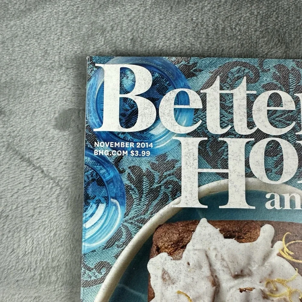 Better Homes and Gardens Magazine November 2014 Fall Thanksgiving